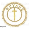 Badge / Macaron GLNF – Grande tenue provinciale – Grand Tuileur – Guyane – Brodé main